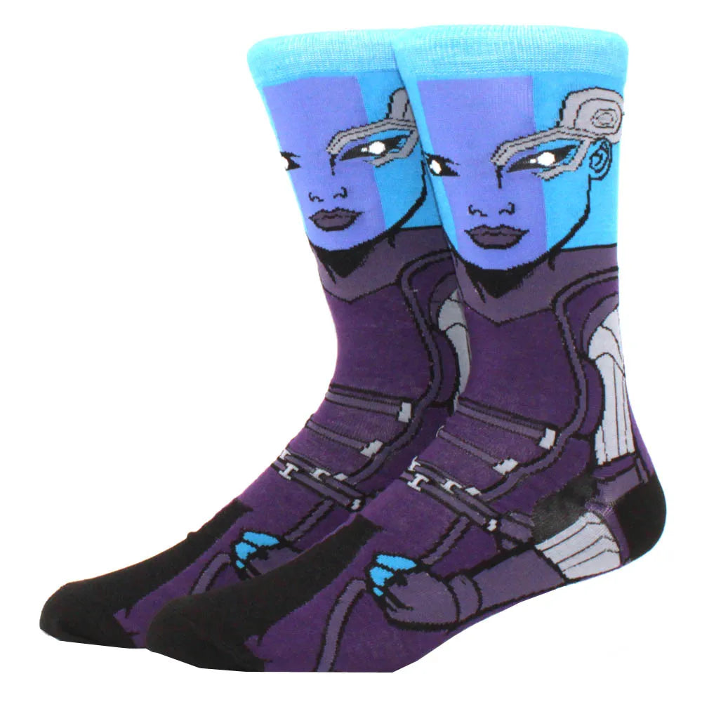 1 Pair Anime Movie Cotton Crew Socks – Role-Playing Calf Socks