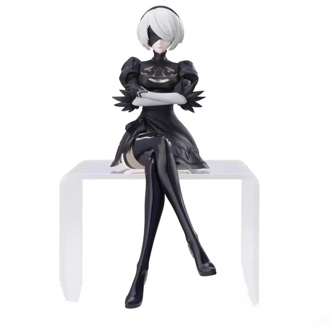 Nier Automata 2B A2 9S Sitzposition Spielfigur Mechanische Lebensform Statue Sammlung Spielzeug Geschenke