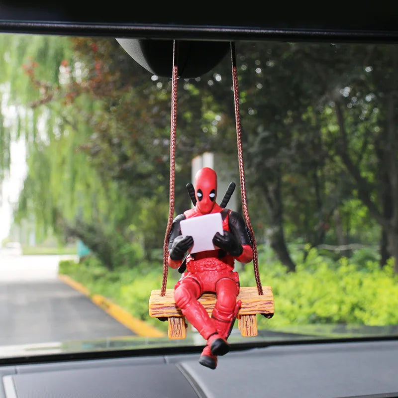 Deadpool 2 Marvel Actionfigur – Swing Pose Autoanhänger & Sammlerstück