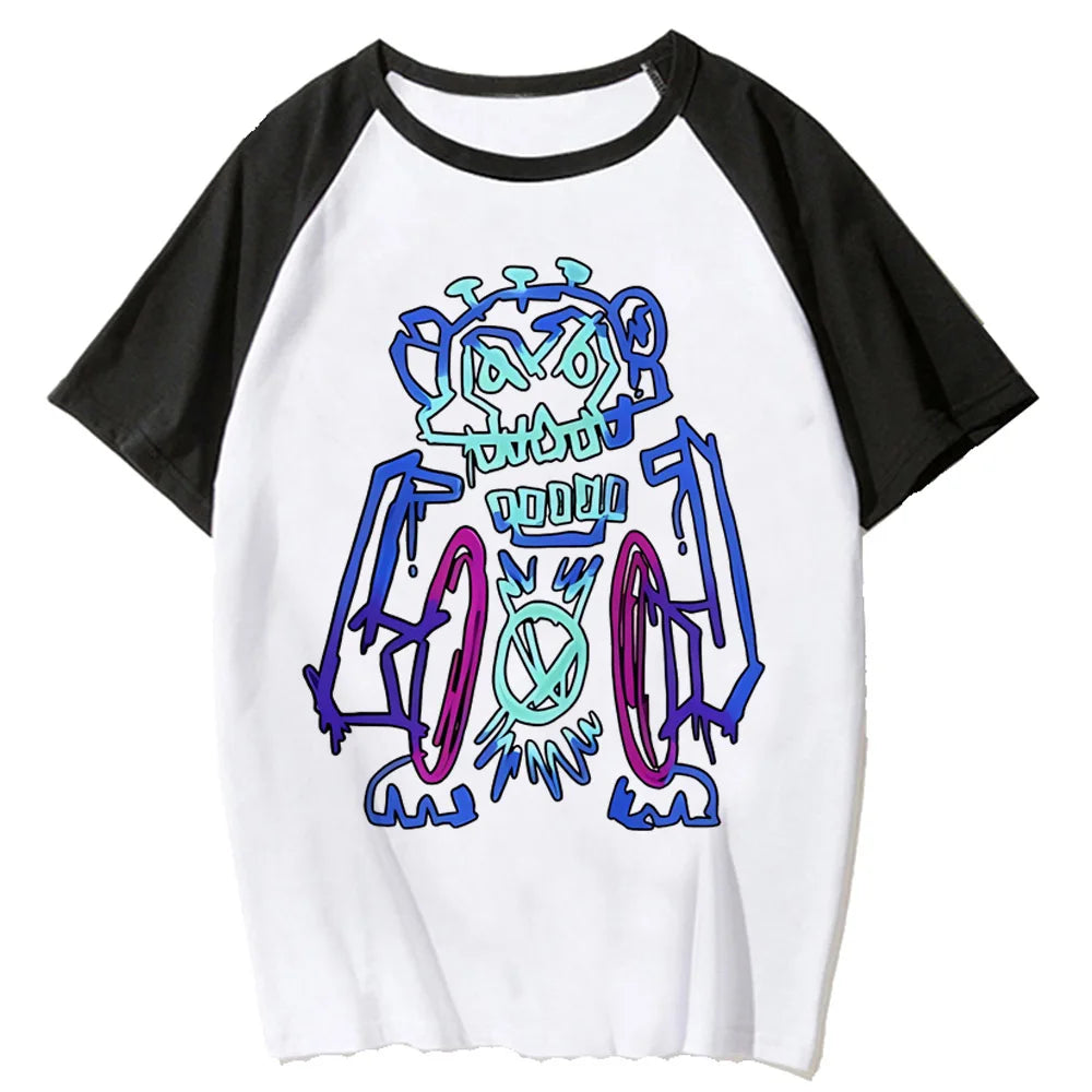 T-shirt animé Jinx Harajuku