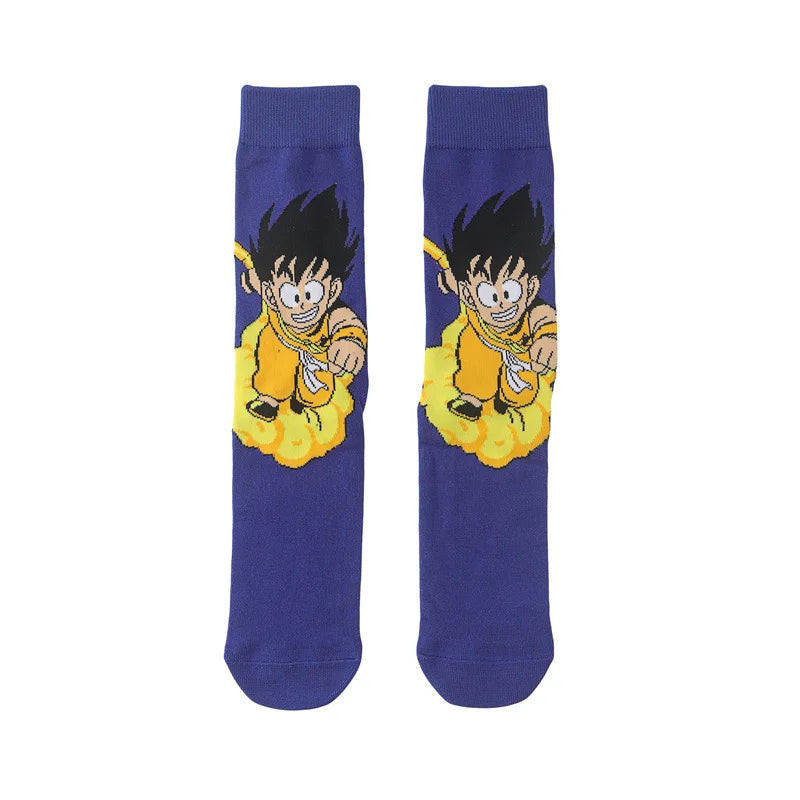 Socken mit Anime-Cartoon-Charakteren für Herren – Cosplay-Skateboard-Stil