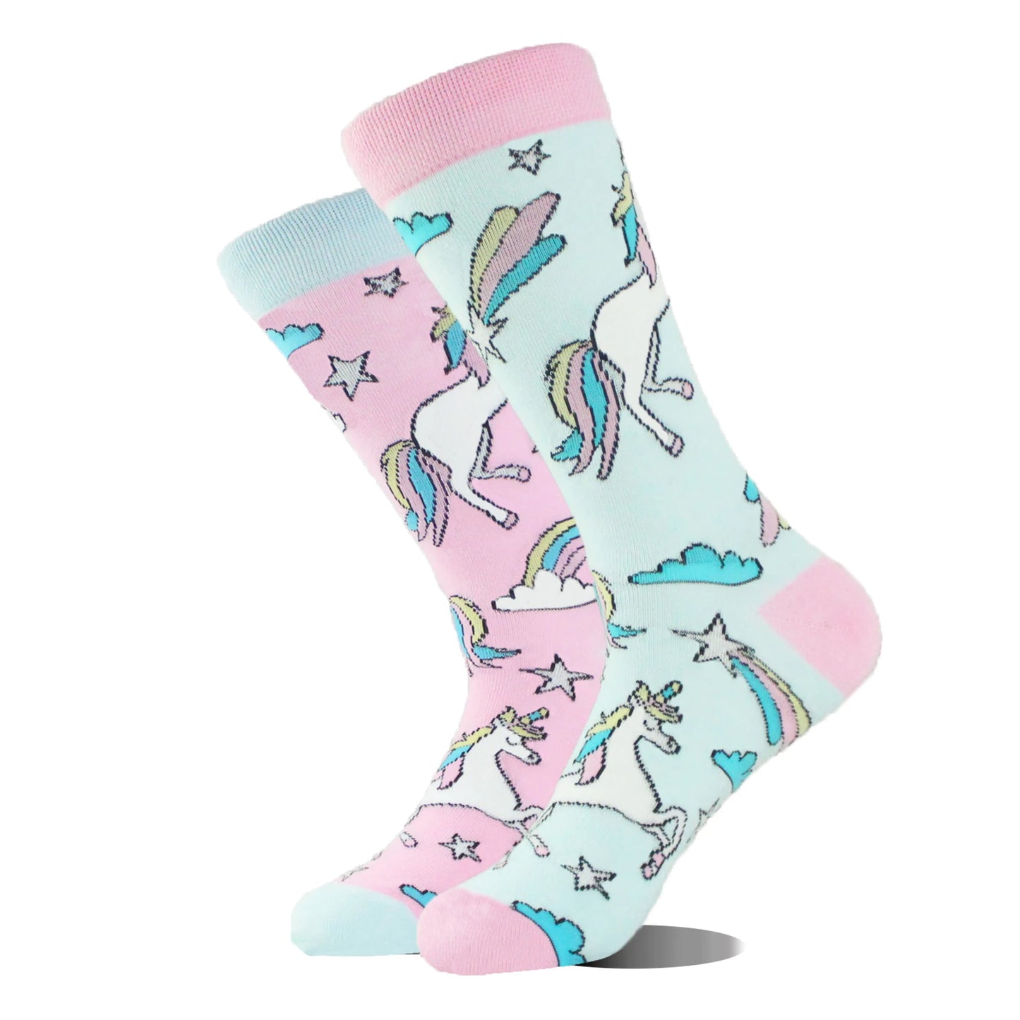 Baumwolle Glücklich Lustige Socken Männer Alien Planet Shark Verrückte Design Sokken
