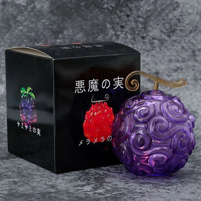 One Piece Teufelsfruchtfiguren – Nika Gum-Gum & Flame-Flame Cursed Fruit Sammlermodell Spielzeug & Ornamente