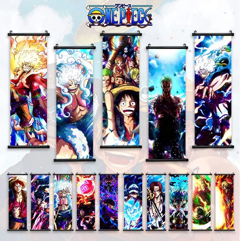 One Piece Anime Wall Art Interior Canvas Prints Zoro Painting Luffy Gear 5 Poster