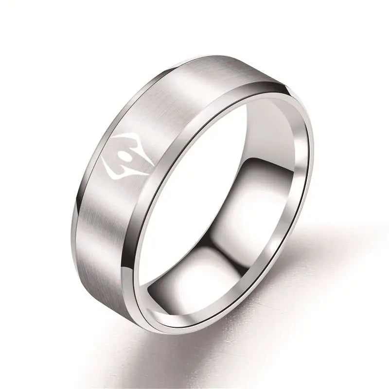 Jujutsu Kaisen Ryōmen Sukuna Ring – Black Dead Eye Cosplay Schmuck, Unisex Edelstahl Anime Accessoire Geschenk