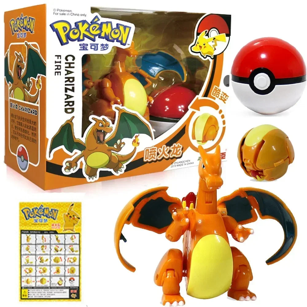 Pokemon Ball Variante Spielzeug Modell Pikachu Jenny Schildkröte Tasche Monster Action Figur Spielzeug