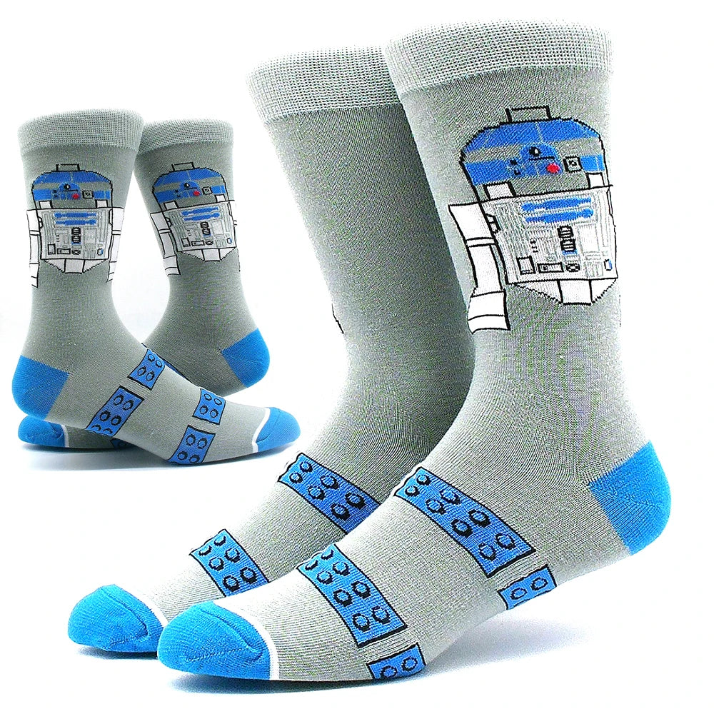 1 Pair New Anime Movie Socks – Cotton Crew, Role-Playing Calf Socks
