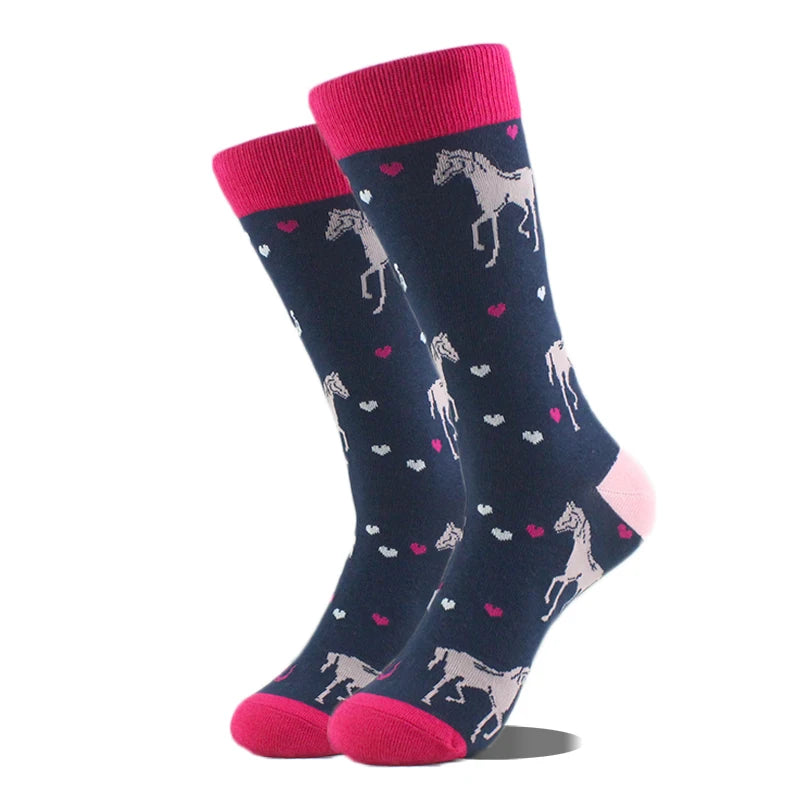 Baumwolle Glücklich Lustige Socken Männer Alien Planet Shark Verrückte Design Sokken