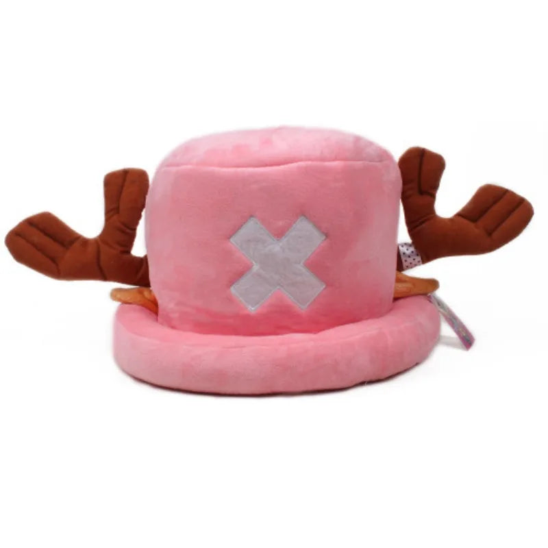 Anime Kawaii Chopper Plüsch Cosplay Mütze – Baumwoll Wintermütze für Erwachsene, Unisex Modeaccessoires