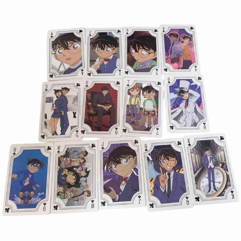 Detective Conan Playing Cards - Cute Anime HD Print Poker Deck | Kids' Toys, Puzzle Props & Gifts