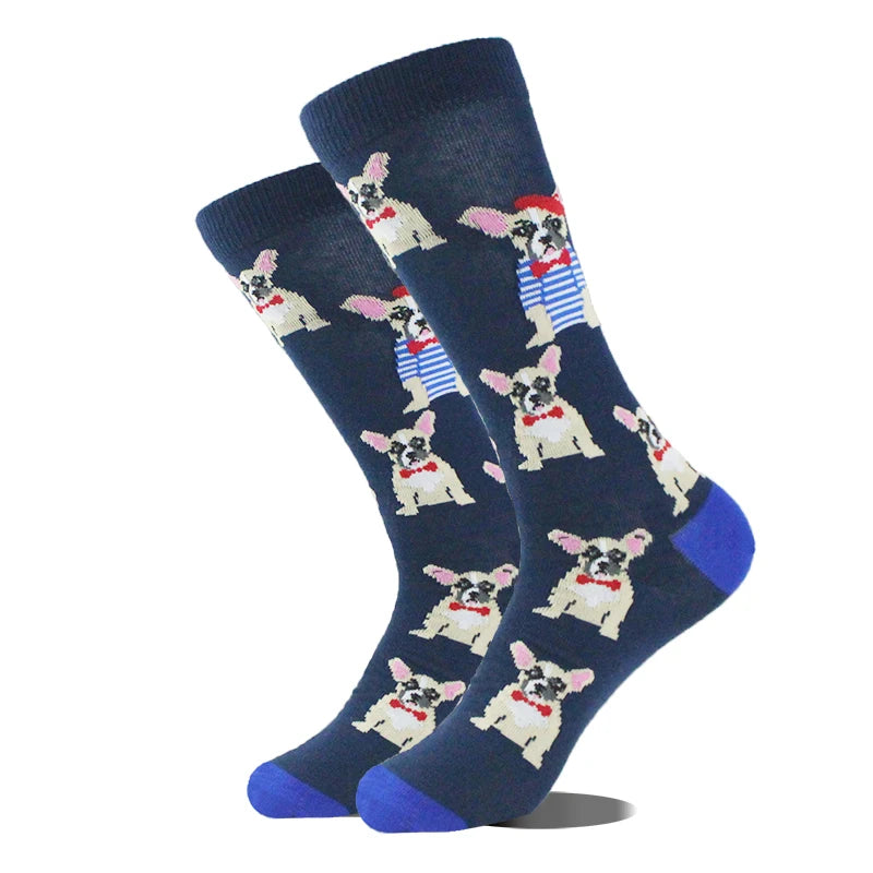 Design Ente Lustige Socken Männer Glücklich Musik Bier Zahn Panda Pinguin