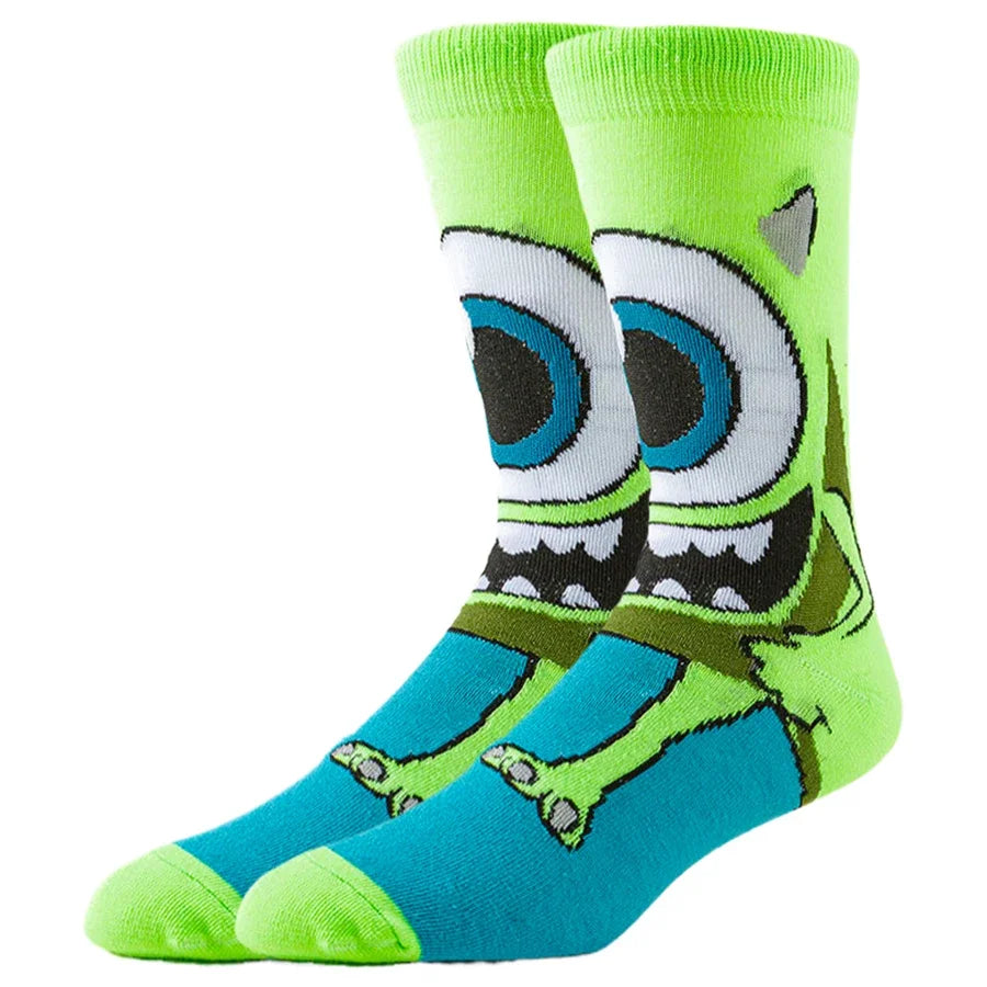 MINISO Disney Cartoon Anime Socken Herren Damen Neuheit Lustige Designer Socken
