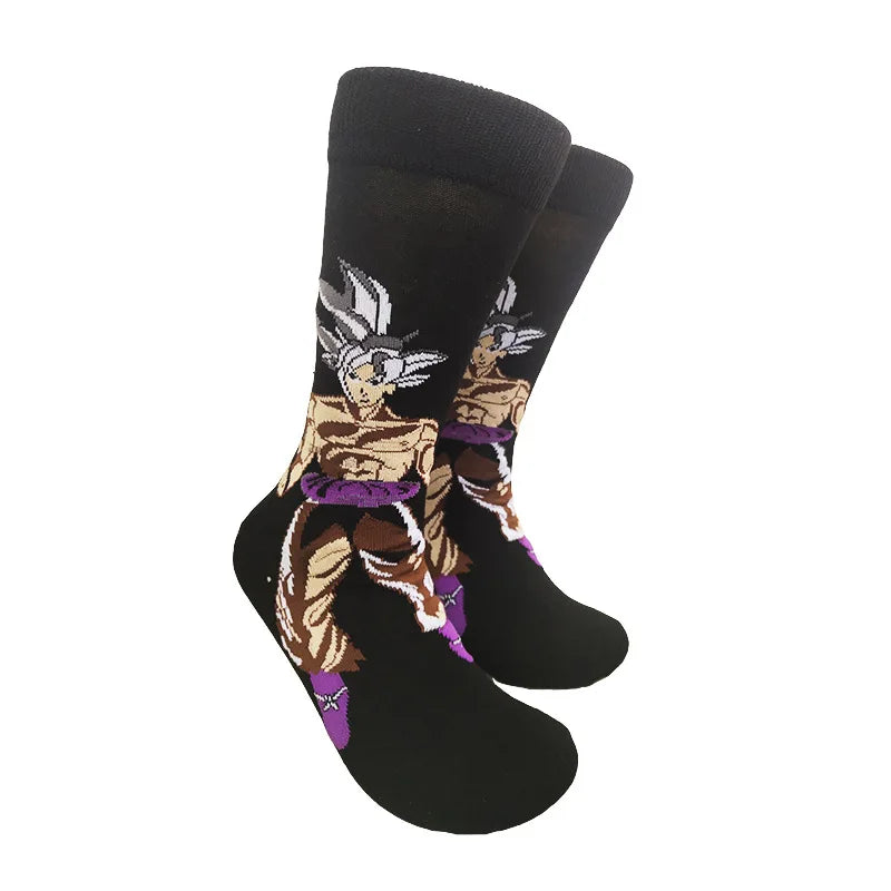 Dragon Ball Son Goku Anime Socken Hip Hop Print Skateboard Socken Casual Baumwolle