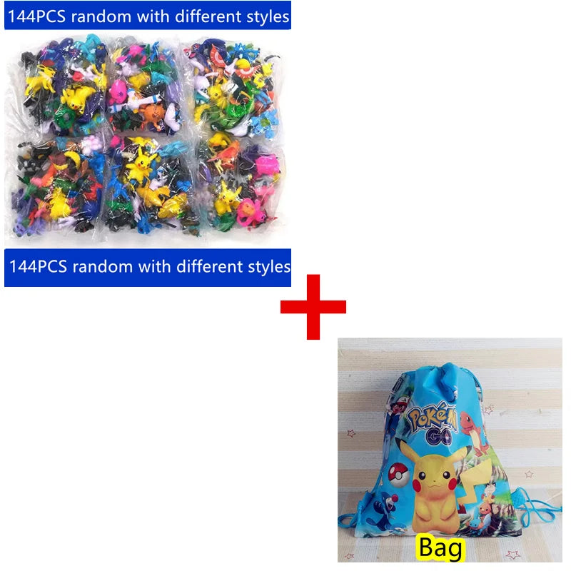 144 stil Pokemon Figur Spielzeug Anime Action Figur Modell Dekoration Sammeln Spielzeug