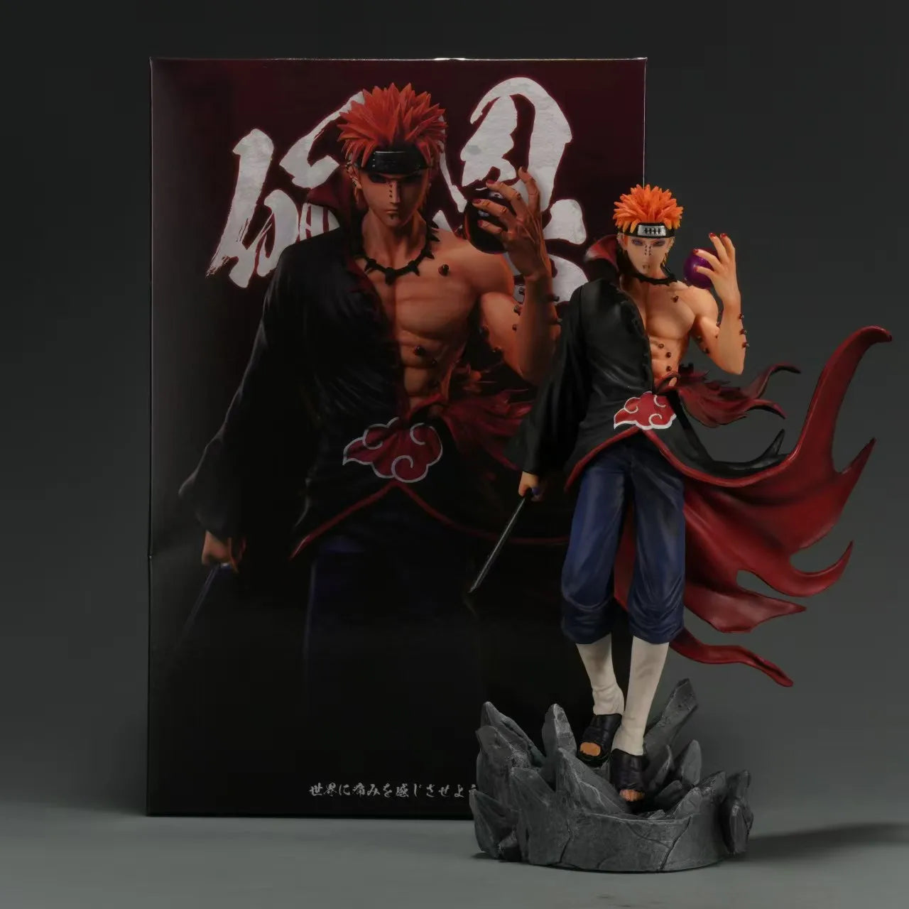 22 cm große Naruto Pain-Figur – GK Hundred Ninjas Actionmodell-Statue und Sammlergeschenkspielzeug