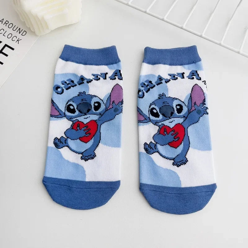 Cartoon Disney Stitch Socken – Kawaii Baumwoll-Söckchen