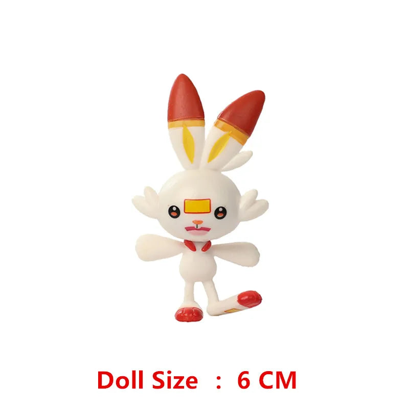 Pokemon 4-13Cm Neue Cartoons Film Anime Figur Pikachu Mewtwo Action Modell Spielzeug