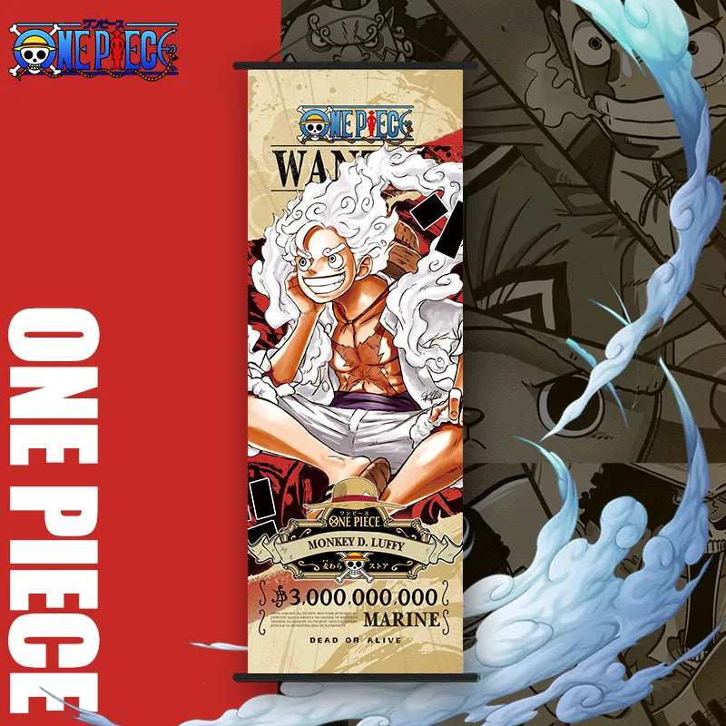 Bandai One Piece Poster Wallpaper Decoration Scroll Poster 25*70cm