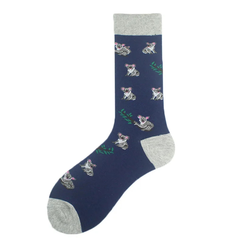 Fröhliche, lustige Unisex-Socken – Medizinische Zähne und Schafmuster, Hip-Hop-Skateboard-Stil