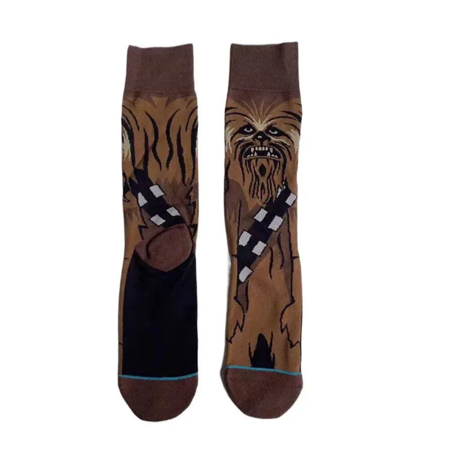 MINISO Disney Anime-Socken – Lange Cartoon-Socken für Männer und Frauen, lustiger und origineller Stil