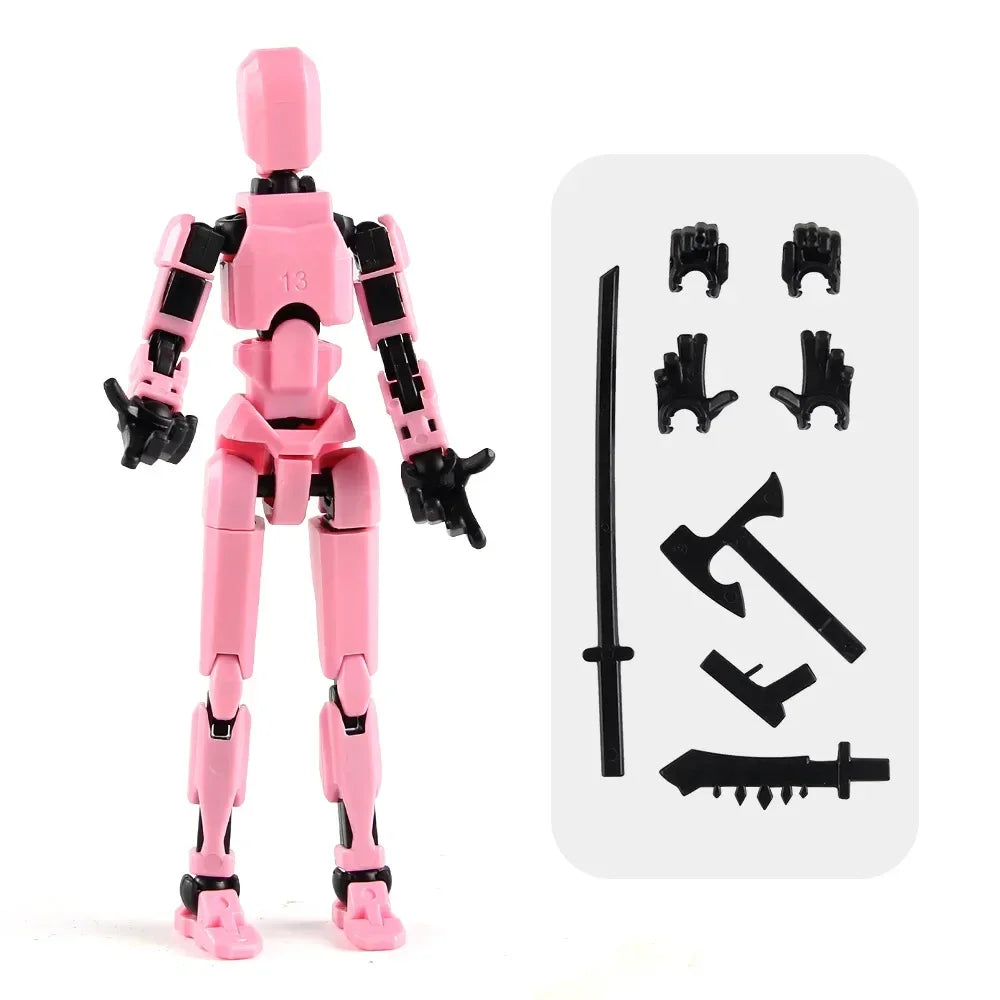 DIY leuchtender T13 Shapeshift-Roboter und Hund – 3D-gedruckte bewegliche Actionfiguren
