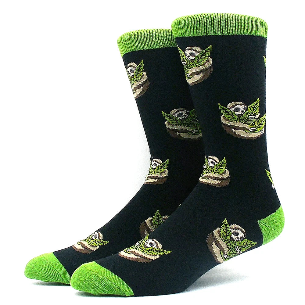 Lustige Alien- und Dinosauriersocken aus Baumwolle – Crazy Shark & Planet Designs