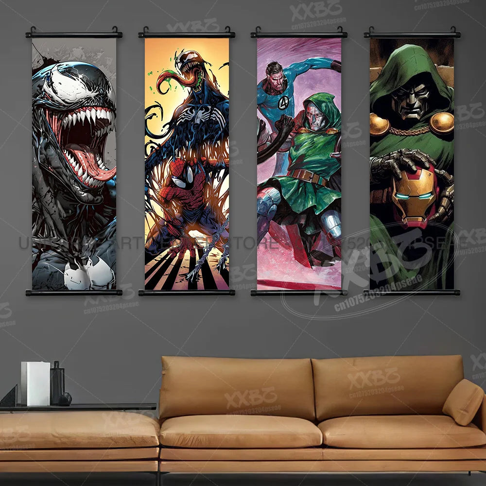 Marvel The Avengers Wall Art Venom Hanging Painting Spider Man
