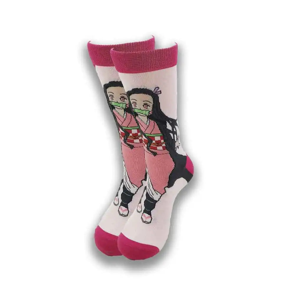 Anime Cosplay Lange Socken – Wadensocken im Hip-Hop-Stil für Männer und Frauen