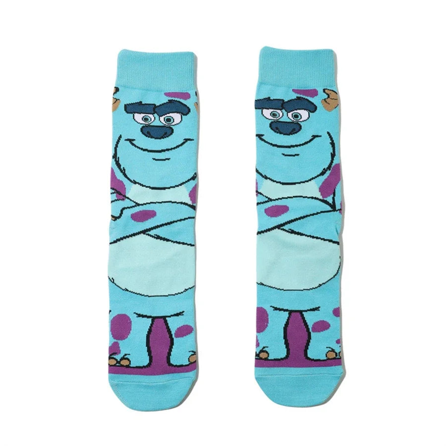 MINISO Disney Cartoon Anime Socken Herren Damen Neuheit Lustige Designer Socken