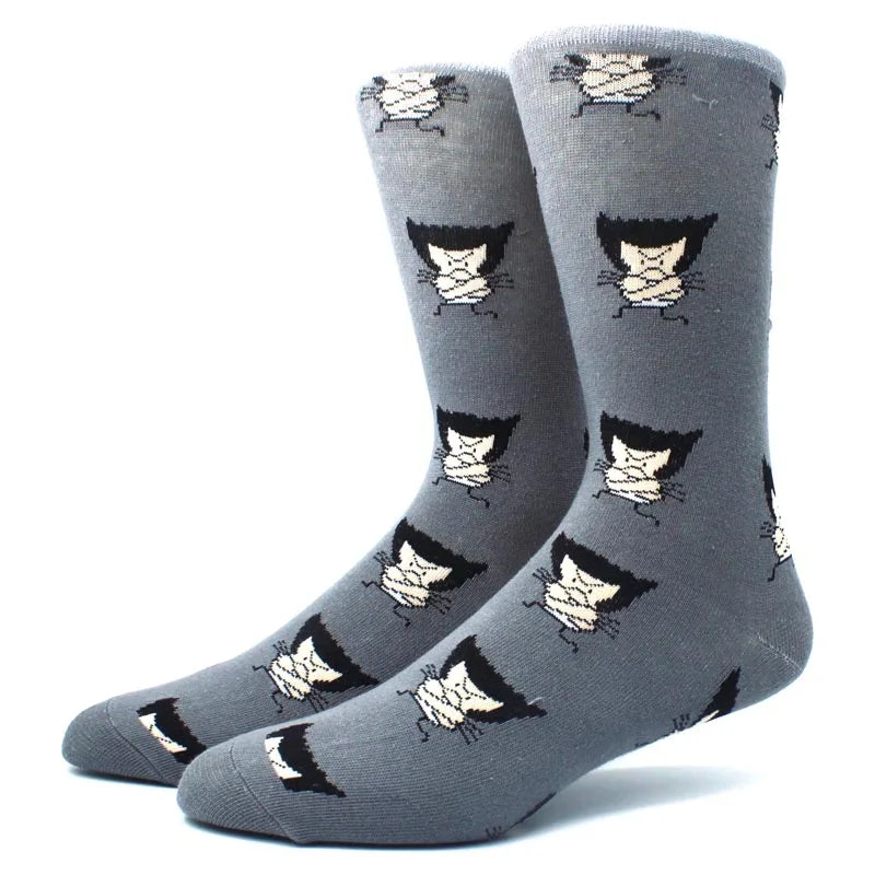 1 Pair Anime Movie Cotton Crew Socks – Role-Playing Calf Socks