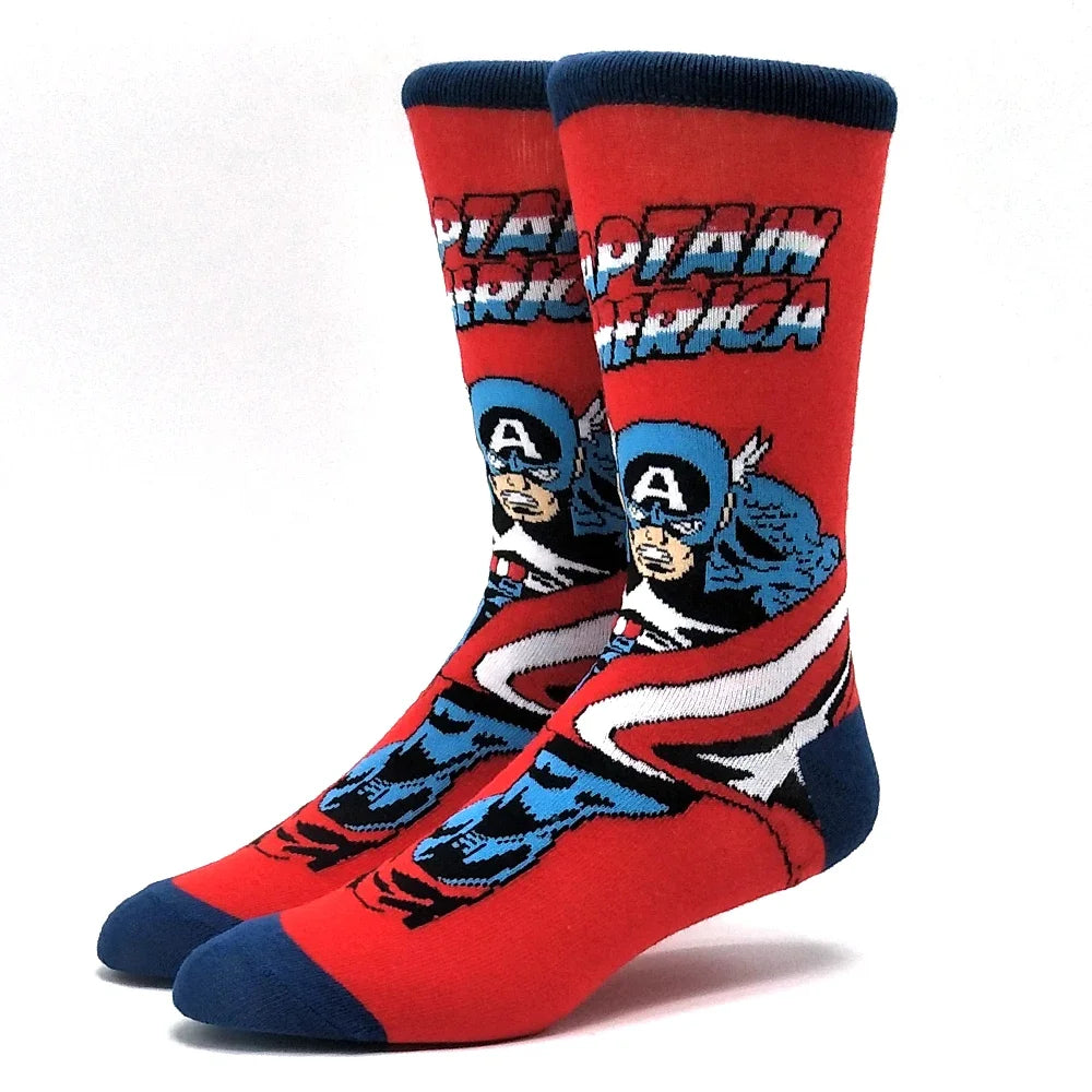 Modische Anime-Socken – Lustiger Hip-Hop-Stil mit hochwertigen Cartoon-Mustern