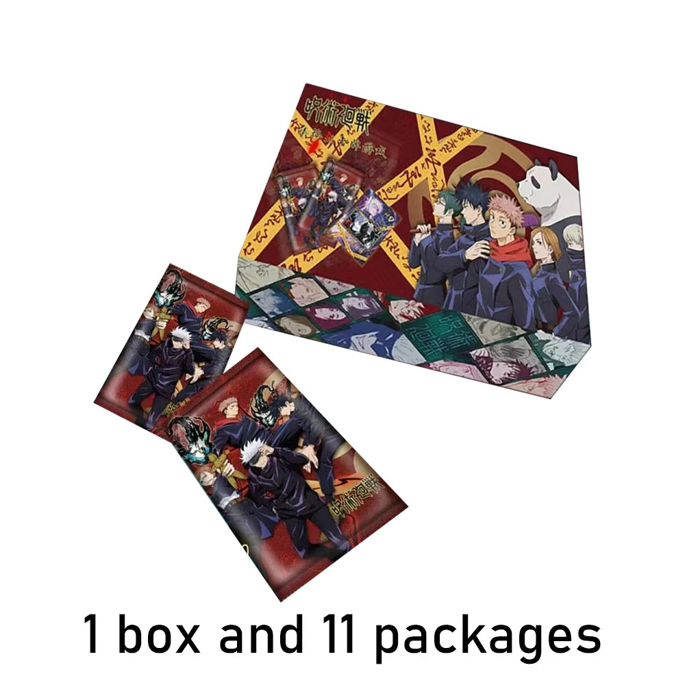 New Jujutsu Kaisen Collection Cards Japanese Anime Booster Box