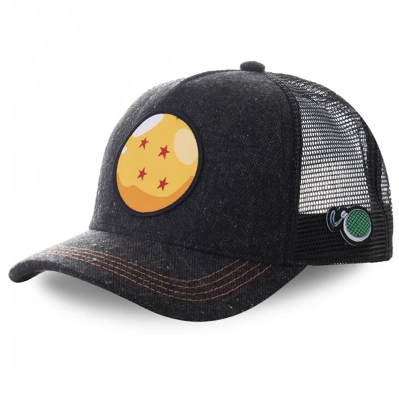 Hochwertige Dragon Ball Z Son Goku Baseballkappe – verstellbare Trucker-Mütze aus Baumwolle für Männer und Frauen