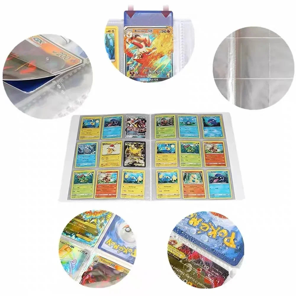 Karte Album Charizard 240/432Pcs Buch Karte Brief Eevee Halter Binder Anime Karten Protector Notebook