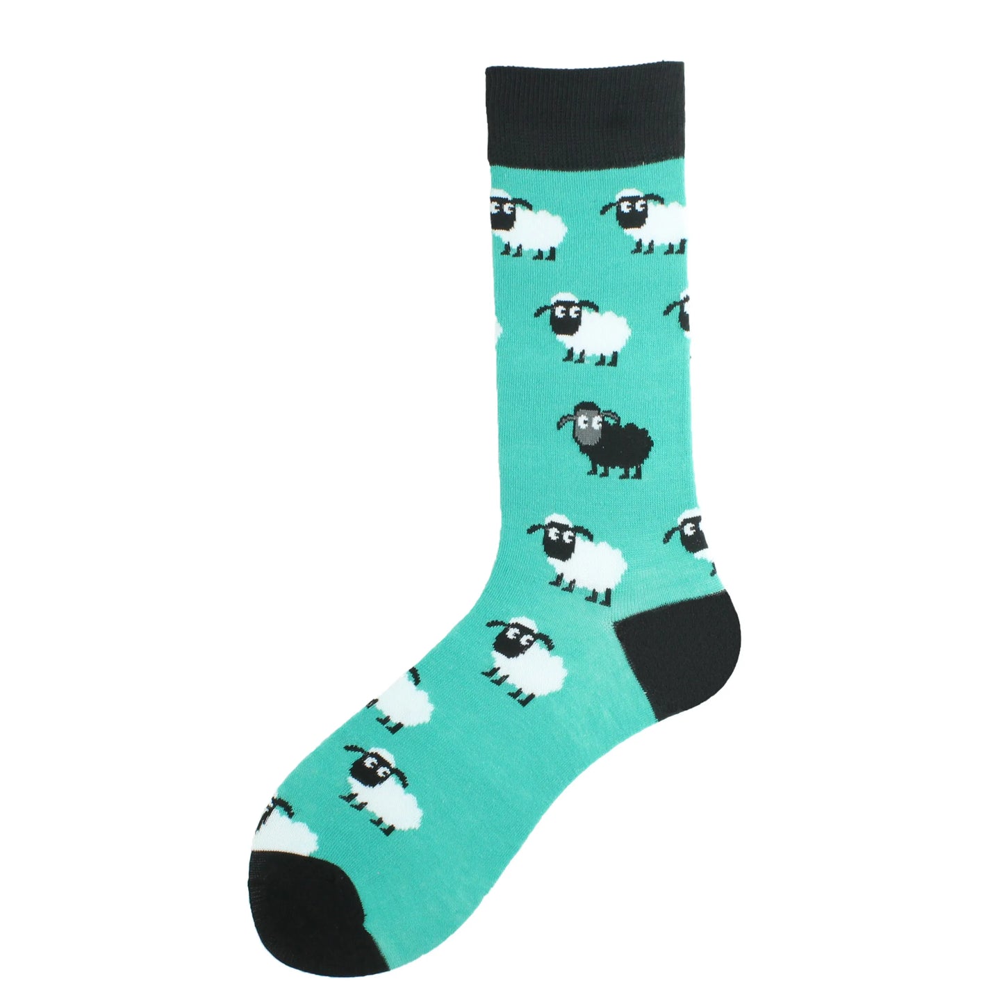 Happy Design Lustige Socken Schaf Bier Dinosaurier Muster
