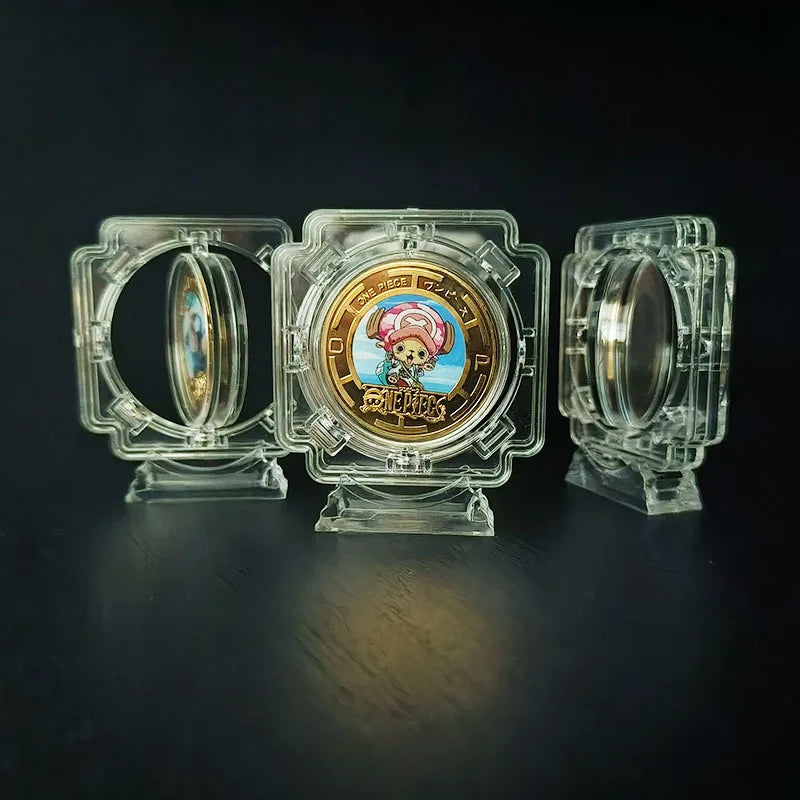 Anime One Piece Luffy Collectible Coins Commemorative Coins Cartoon Chopper Gold Toy