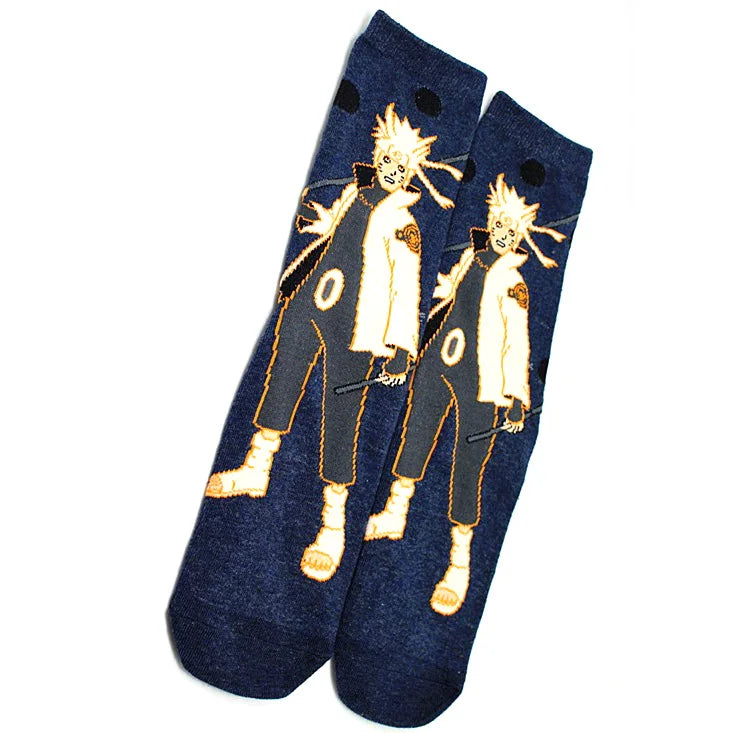 Socken mit Anime-Cartoon-Charakteren für Herren – Cosplay-Skateboard-Stil