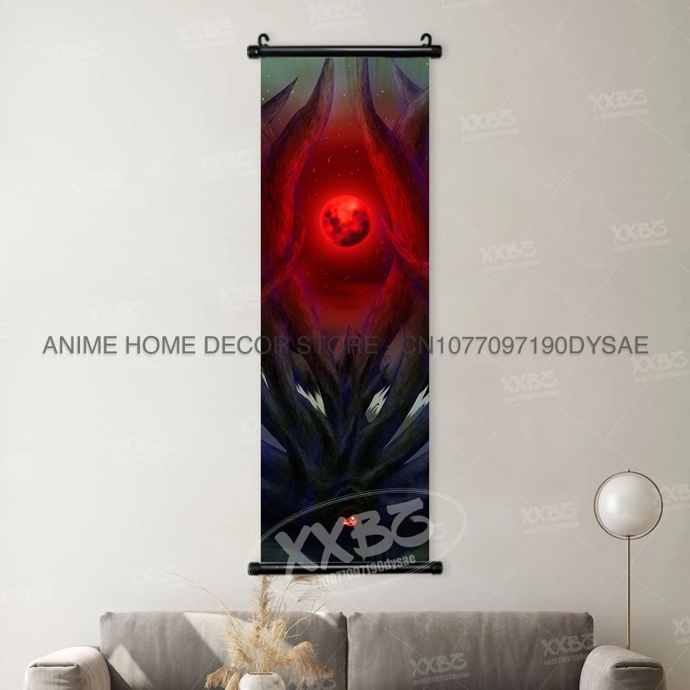 Naruto Posters Scroll Wall Decor Anime Hanging Nara Shikamaru Art Paintings Orochimaru