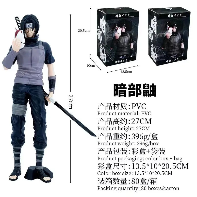 Figurine articulée Naruto Uchiha Itachi – Modèle de poupée à collectionner en PVC et cadeau de décoration