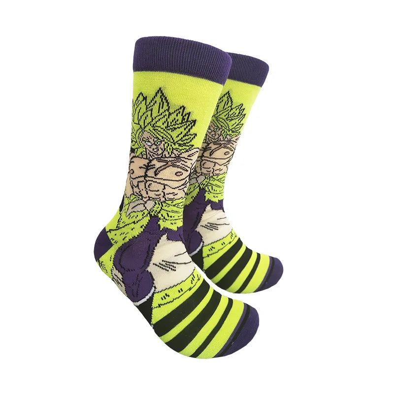 Dragon Ball Son Goku Anime Socken Hip Hop Print Skateboard Socken Casual Baumwolle