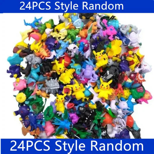 1-144 PCS Pokémon Gift Box – Christmas Action Figure Set with Genuine Pikachu & More Toys for Kids