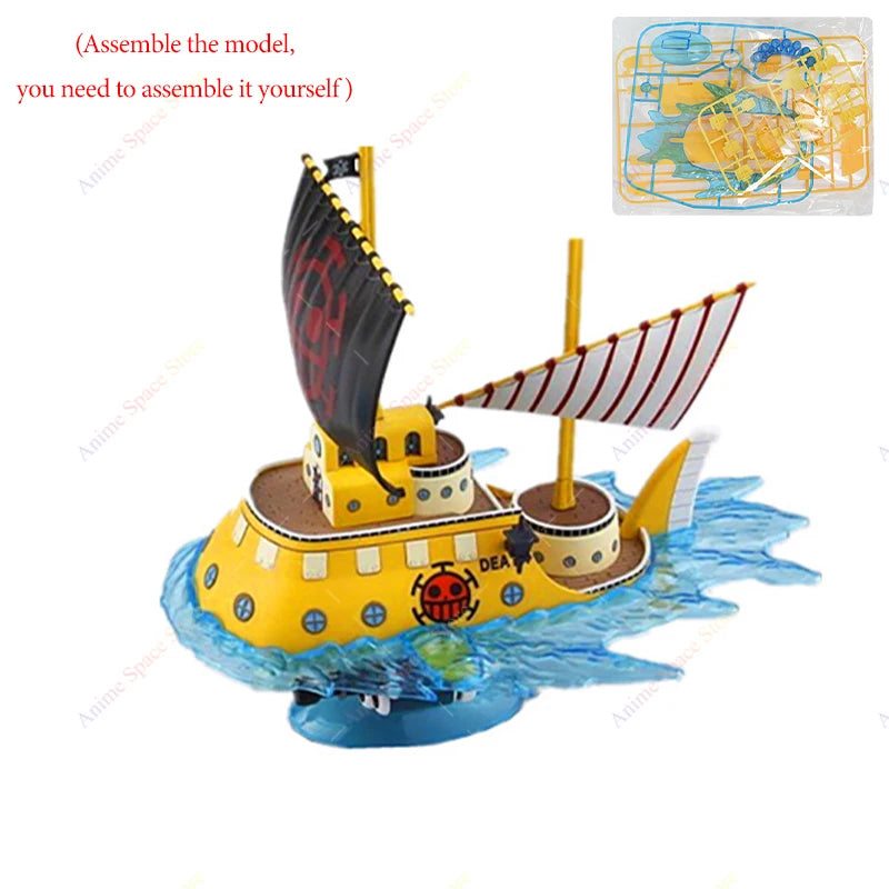 18cm Anime One Piece Figur Piratenschiff Spielzeug Actionfiguren