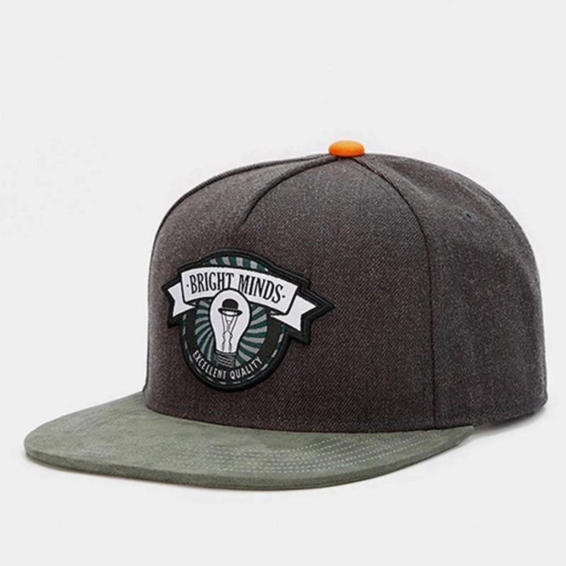 PANGKB Difuzed Cartoon Big Eyes Cookie Bite Snapback-Mütze – Verstellbare Outdoor-Sportkappe