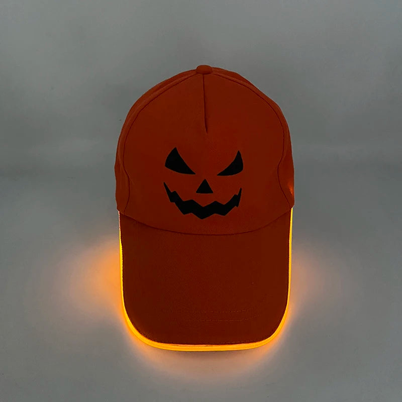 Casquette de baseball tendance à LED – Casquette de rap hip-hop lumineuse pour DJ, danse, discothèque et fête