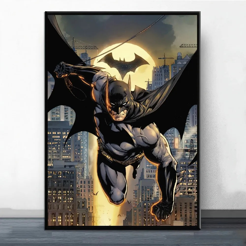 Beast Kingdom Batman Poster Painting Wall Pictures Decor Sticker