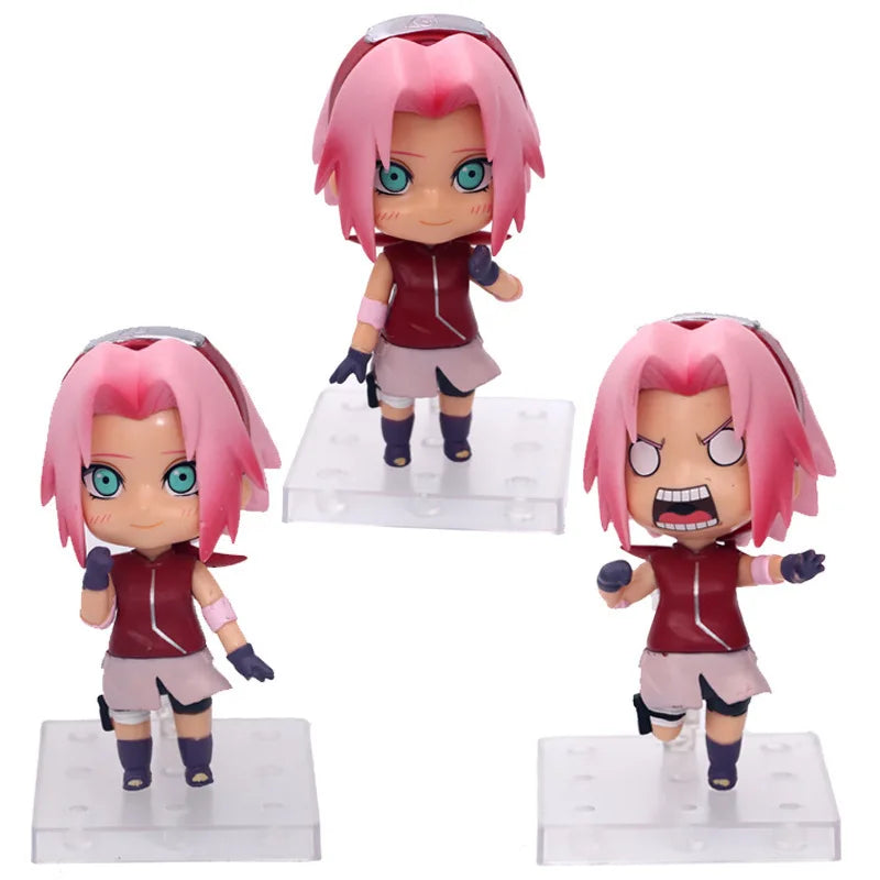11 cm großes Naruto-Actionfiguren-Set – Uchiha Itachi und Kakashi Akatsuki, Sammler-Dekorationsspielzeug