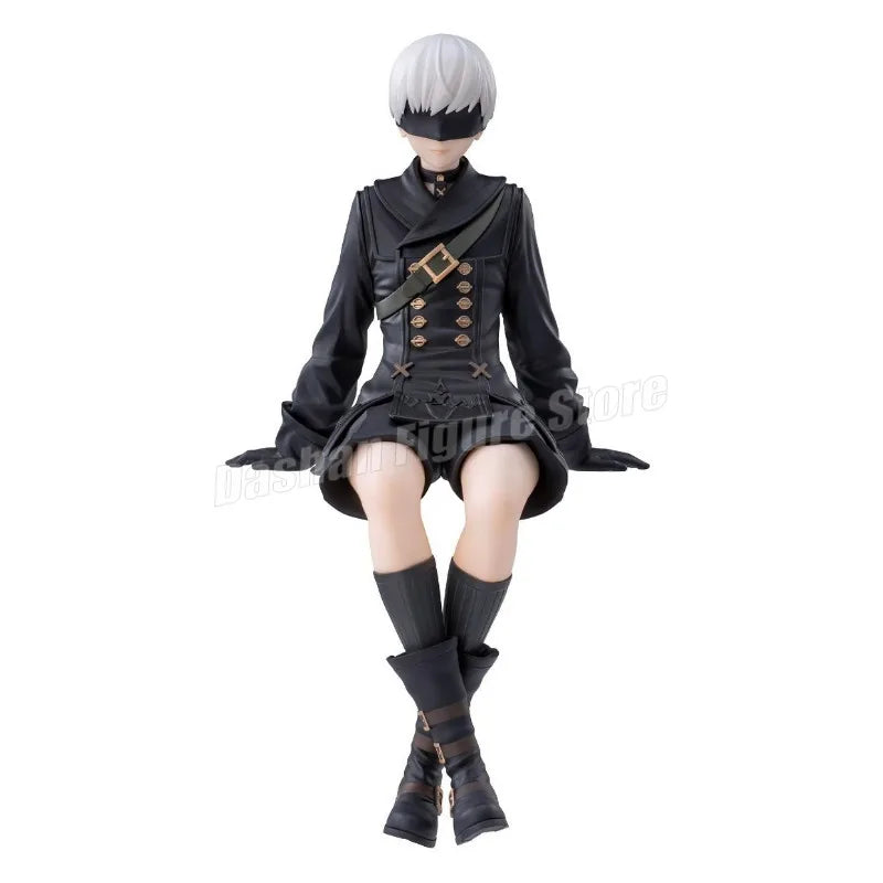 Anime NieR: Automata YoRHa Actionfigur Nudelstopper 2B 9S Sitzhaltung Figuren Sammlung Spielzeug