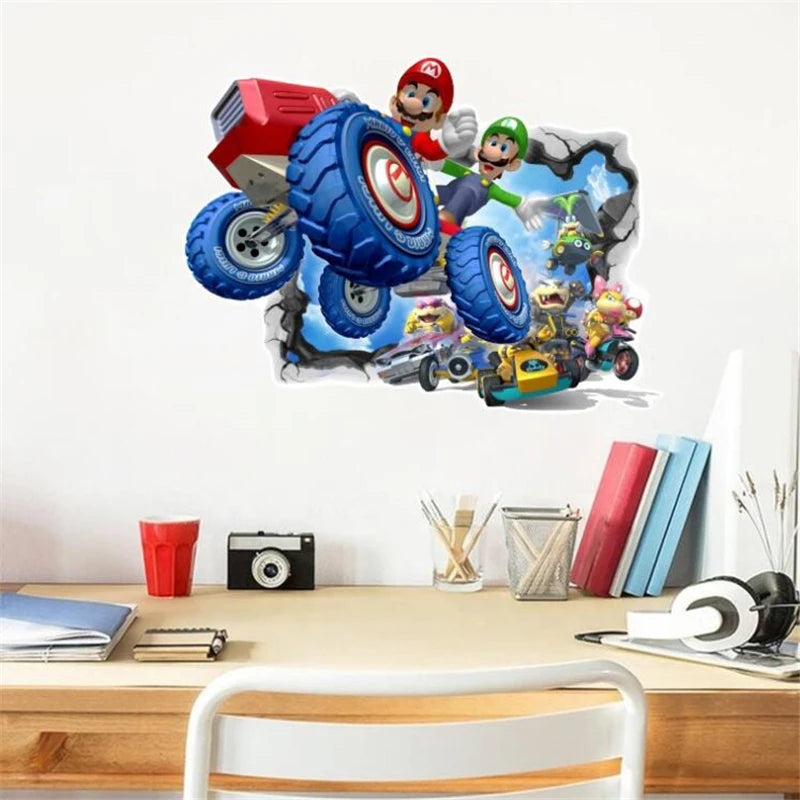 3D Cartoon game wall sticker wall decoration