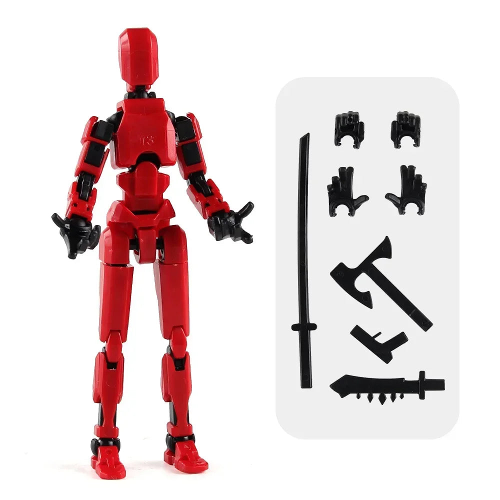 DIY leuchtender T13 Shapeshift-Roboter und Hund – 3D-gedruckte bewegliche Actionfiguren