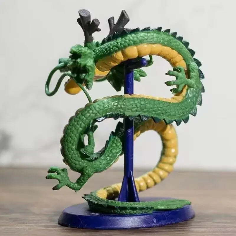 12 cm große Dragon Ball Cyan Shenron Figur – handgefertigtes Anime-Modellspielzeug und Geburtstagsdekorationsgeschenk